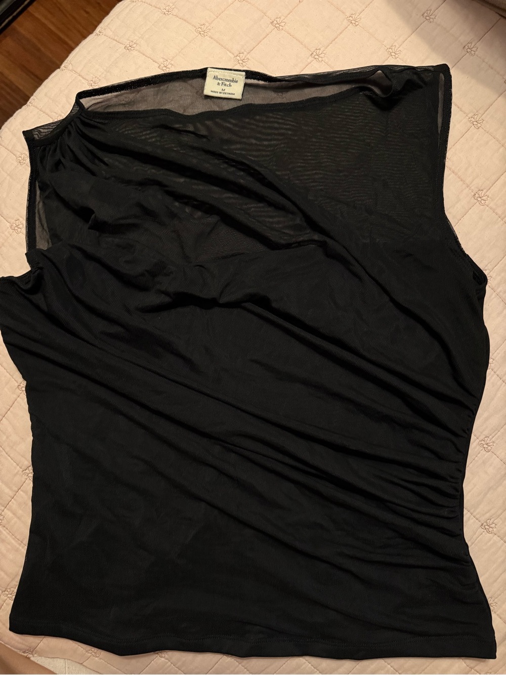 Abercrombie & Fitch Black Sheer
Slash Tank Top